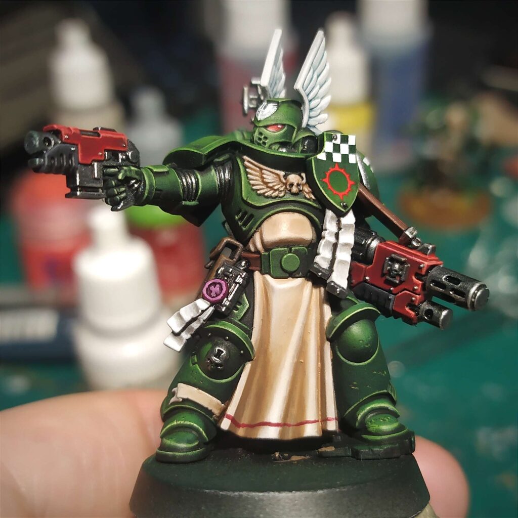 Armure énergétique verte des Dark Angels